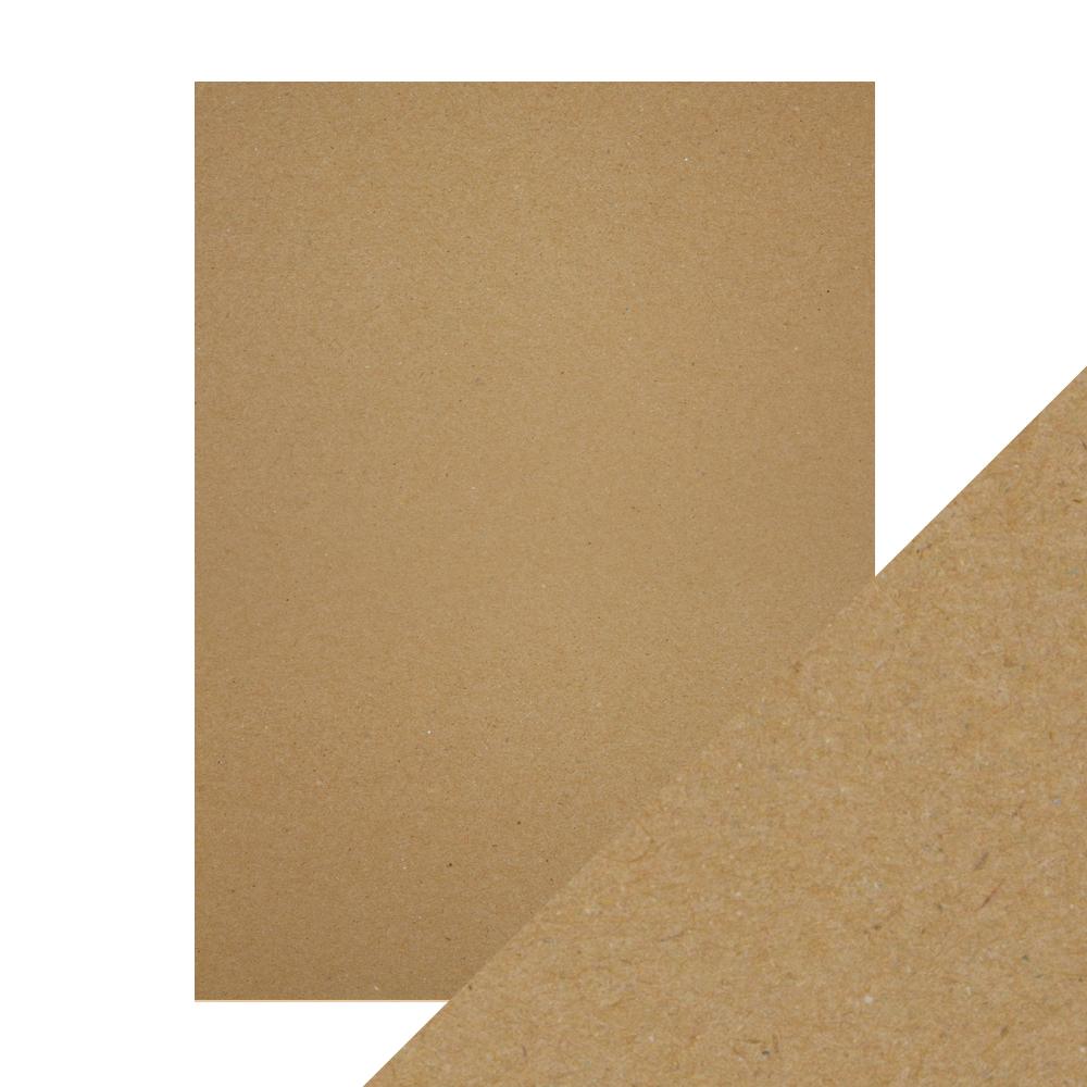  25 Sheets, Brown Kraft Cardstock, 200 gsm (75 lb. Cover), 8.5 x  11 inches