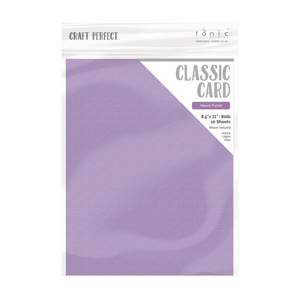 Hamilco Colored Cardstock Scrapbook Paper 8.5 x 11 Soft Purple