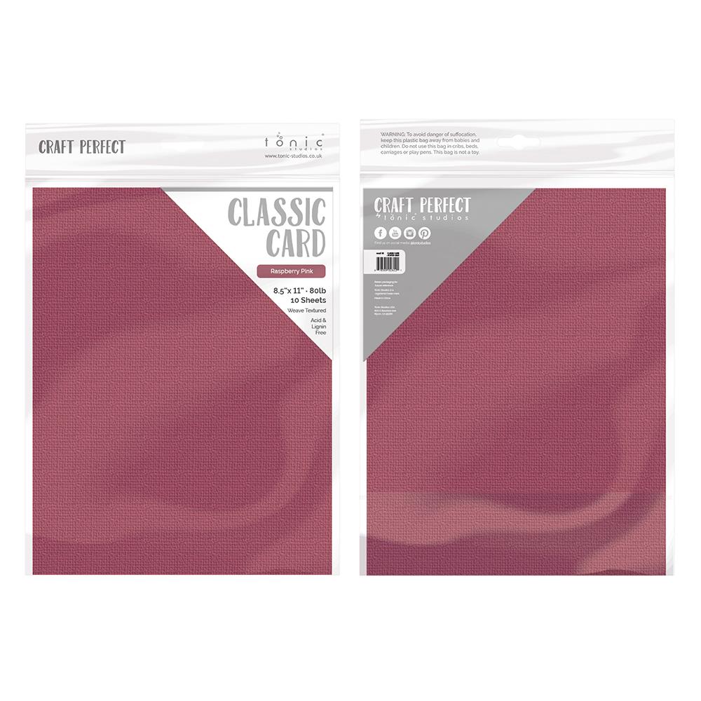 Basic Bright Pink (Razzle Berry) Card Stock Paper - 8.5 X 11 - 100Lb Cover  (270Gsm) - 100 Pk