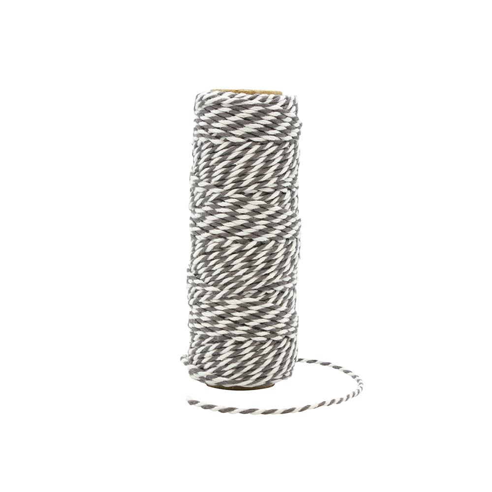 The Ribbon People White and Metallic Gold Baker's Craft Twine .05 x 220  yards 