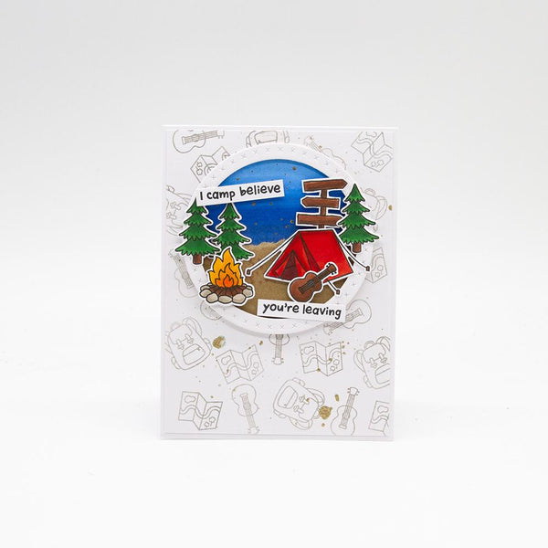 Stamp Club - Campfire Critters - Stamp & Die Set - SC16