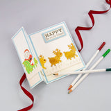 Load image into Gallery viewer, Santa&#39;s Sleigh Die Set, Stamp Set &amp; Shaker Creator Blister Pack Bundle