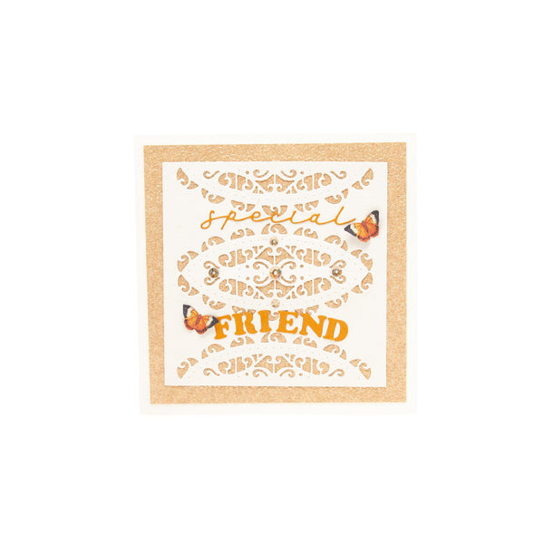 Designer's Choice 30 - Hello Friend Frame Die Set - 4279E