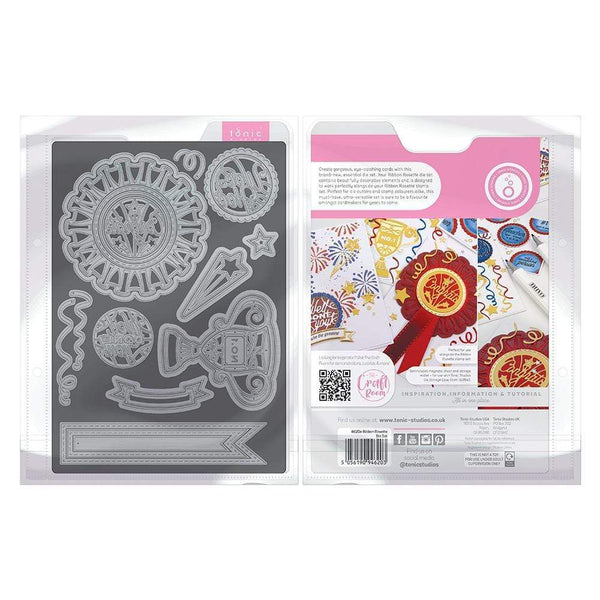 Tonic Studios bundle Ribbon Rosette Die & Stamp Showcase Set - SHOW16