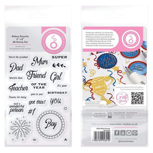 Tonic Studios bundle Ribbon Rosette Die & Stamp Showcase Set - SHOW16