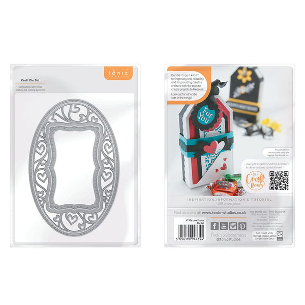 Tonic Studios Die Cutting Love Frame Die Set - 4735E