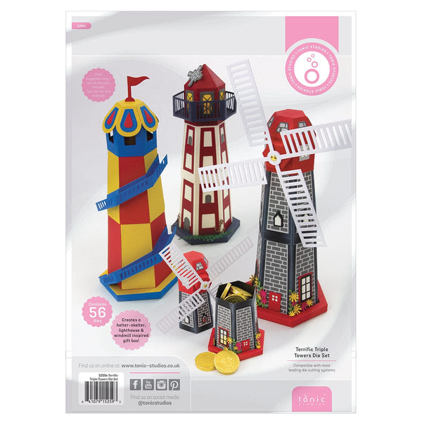 Tonic Studios Die Cutting TerrIfic Triple Towers Die Set - 5259e