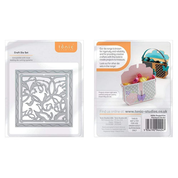 Tonic Studios Die Cutting Tonic Studios - Tangled Vines Patchwork Die Set  - 4424E