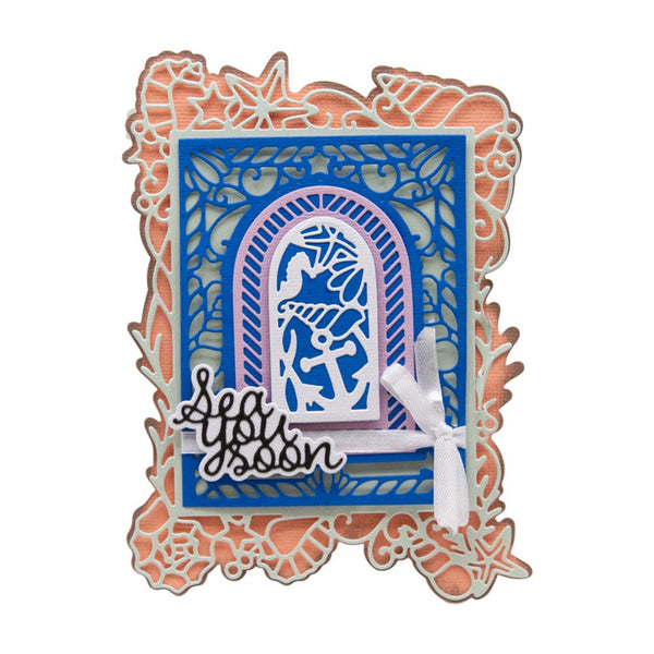 Tonic Studios Die Cutting Under The Sea - Layering Frame Die Set - 5325e