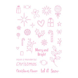 Load image into Gallery viewer, Tonic Studios Shaker Creator Christmas Confetti Sentiments Stamp Set (A6) - 4920E